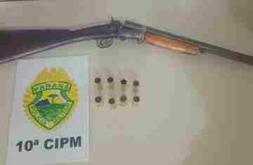 Rio Bonito do Iguaçu – Homem é preso por violência domestica e porte ilegal de arma de fogo